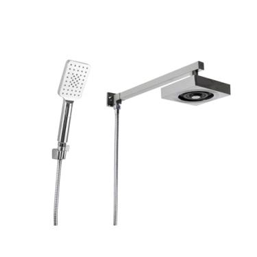 Imagem de Ducha AutoLimpante em ABS com Desviador e Ducha Manual Cromado com Trava (721)