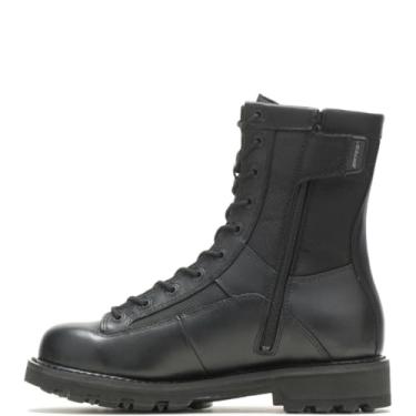 Imagem de Bota de trabalho masculina com zíper lateral e cadarço DuraShock da Bates, Preto, 13 Wide