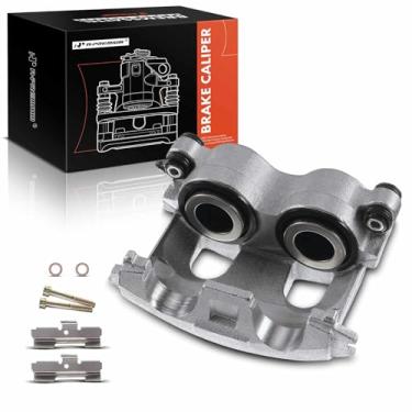 Imagem de A-Premium Conjunto de pinça de freio a disco sem suporte compatível com modelos Ford - E-150 (Econoline), E-250 (Econoline), E-350 E-450 Super Duty, E350 Econoline Club Wagon - Frente direita do lado