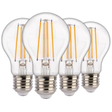 Imagem de Lâmpadas LED FLSNT Dusk to Dawn Outdoor Sensor A19 7W (pacote com 4)