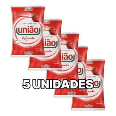 Imagem de 5 Un Açucar Refinado União 1kg - Unio
