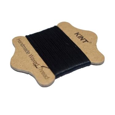 Imagem de 21,87 metros 0,55 mm fio encerado fio corda artesanato fio preto para bricolage colar macramê fabricação de joias