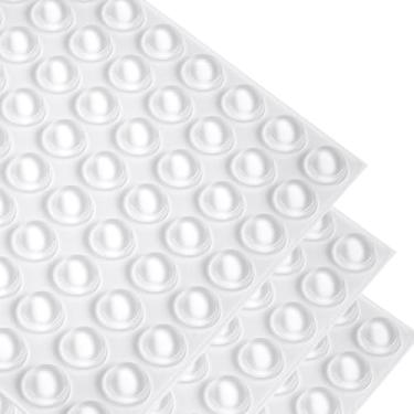 Imagem de Para-choques de porta de armário 192P, para-choques autoadesivos de armário de 0,5 polegada, amortecedores de borracha transparente para portas de armário, proteção de parede, batentes de gavetas