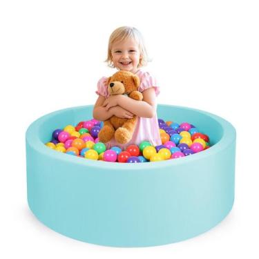 Imagem de Poço de bolas de espuma COZYTRAUM 89x33 cm Soft Baby Pool Blue