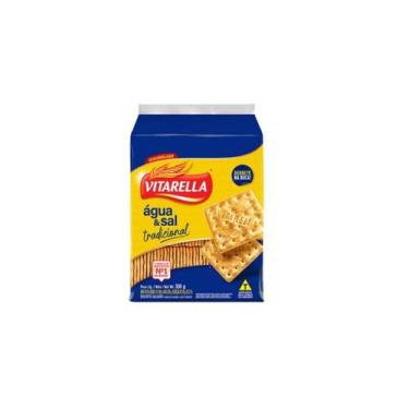 Imagem de Bolacha Biscoito Cream Cracker Tradicional 350g Água E Sal  - Vitarell