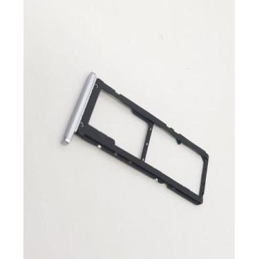 Imagem de Gaveta Sim Card Original Prata Zenfone 6 ZS630KL - Asus
