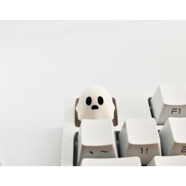 Imagem de Benemate Ghost Artisan – Teclado feito à mão em resina para teclado mecânico Cherry MX personalizado para jogos, 1U ESC Escape DIY personalizado