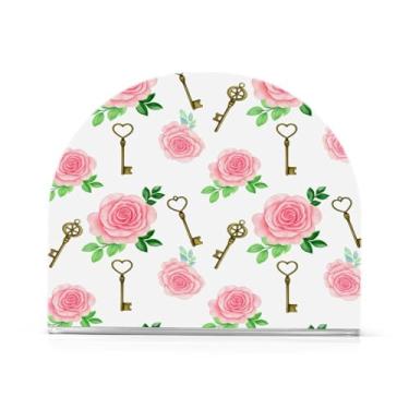 Imagem de xigua Porta-guardanapos de acrílico vintage para chaves e rosas, porta-guardanapos para mesas cozinha, restaurante, decoração de casa, suporte decorativo moderno para guardanapos de coquetel de papel
