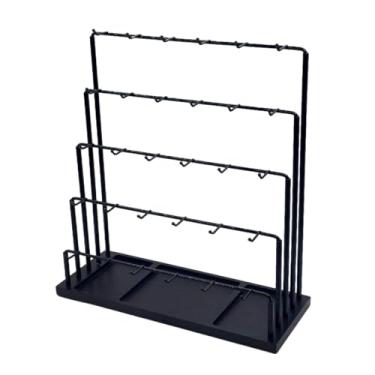 Imagem de Colaxi Expositor de joias, organizador de joias, porta-colares, porta-brincos para pendurar pingentes, anéis e colares, de mesa.