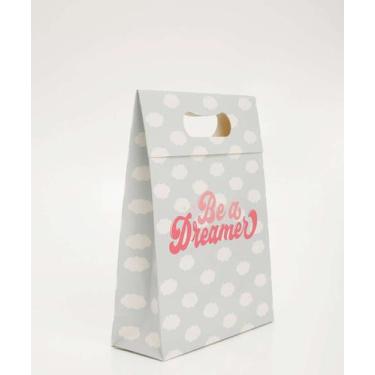 Imagem de Embalagem Presente Sacola Estampa Nuvens Marisa-97023, UN, Azul