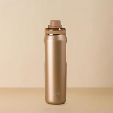 Imagem de VYTA GOLD SERIES | Garrafa Térmica Premium 650ml PACCO (Bronze) Aço inoxidável 18/10 Até 24h gelada ou até 12h quente