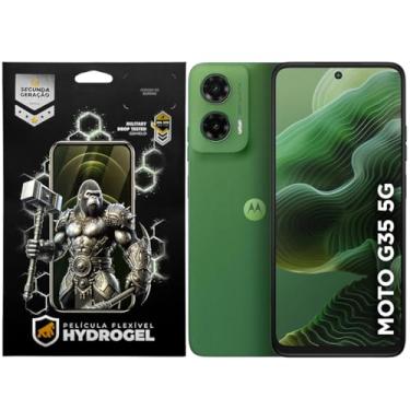 Imagem de Gshield 2 em 1 Proteção Completa Película Hydrogel Frontal + Traseira Motorola (Transparente, Moto G35)