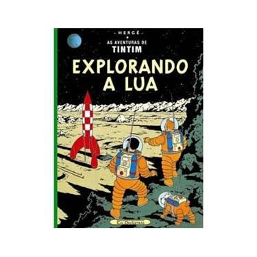 Imagem de Livro - As Aventuras de Tintim - Explorando a Lua
