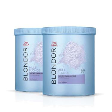 Imagem de Kit Wella Professionals Blondor Multi Blonde - Pó Descolorante 800g (2