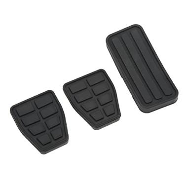 Imagem de Naroote Kit de Almofada de Pedal de Embreagem de Freio do Acelerador Substituição à Prova de Desgaste para T4 1990-2003, Borracha Flexível para Direção Confortável, Conjunto de Almofada de Pedal de