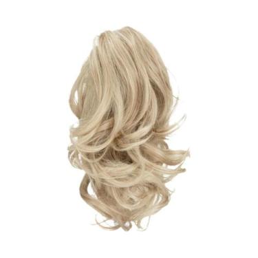 Imagem de Extensões De Rabo De Cavalo Com Clipe De Garra Sintético Loiro, Acessó