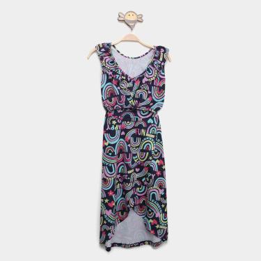 Imagem de Conjunto Infantil For Girl Blusa Com Babado E Saia Com Transpasse Menina-Feminino