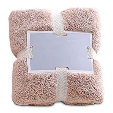 Imagem de Toalhas de Banheiro Banho Chuveiro Macias Flufy Salão Corais Absorventes Água Secagem Rápida Peludas Multiuso para Spa Hotéis Casa Academia Viagem