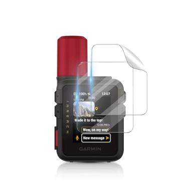 Imagem de Pacote com 2 protetores de tela para comunicador satélite Garmin inReach Mini 3 Plus SOS, filme PET macio para Garmin inReach Mini 3 Plus, antiarranhões, antiimpressões digitais, película transparente