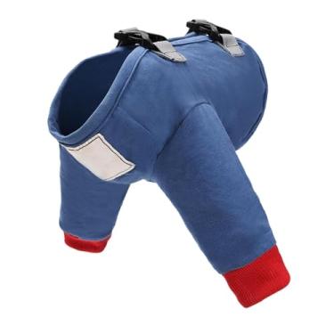 Imagem de Ｂｅｓｇａ Roupa de recuperação para patas dianteiras de cães, macacão de manga comprida para animais de estimação, confortável, impede que o cão lamba as, L