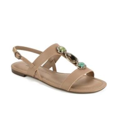 Imagem de Sandália Dakota Rasteira Metalizada Feminina Y9271-Feminino