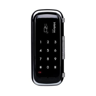 Imagem de Fechadura Digital Intelbras Para Porta De Vidro Fr400, Preto