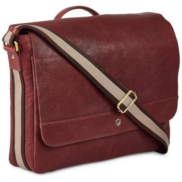 Imagem de Bolsa, Pasta de Couro para Laptop Unissex, COCHOA, Vermelho