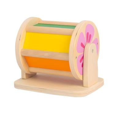 Imagem de Life Montessori Spin Barrel Com Som TL534002 - Brinquedo Educativo de Madeira para Crianças | Estimulação Sensorial, Coordenação Motora Fina e Desenvolvimento Infantil - para