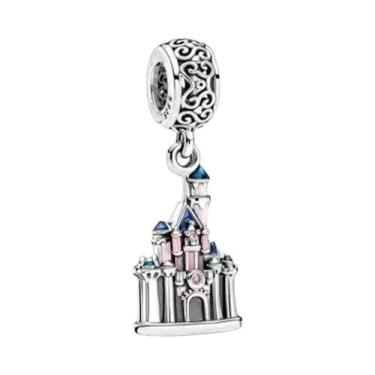 Imagem de Pingentes De Formatura Mickey E Minnie Em Prata Esterlina 925, Contas 