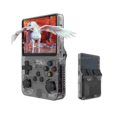 Imagem de Console De Videogame Retro R36S 64GB 128GB Portátil Player De Bolso Te