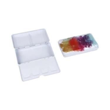 Imagem de Caixa De Tinta Para Aquarela Metálica Portátil E Dobrável SeamiArt, Ma