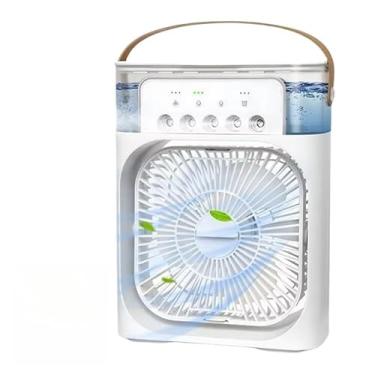 Imagem de Ventilador Umidificador Portátil Com Refrigeração De Ar Reservatório De Água