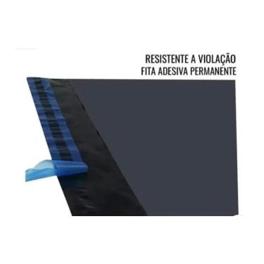 Imagem de Kit100 Saco Segurança Cinza Sedex 20x30 Envelope Aba Adesiva