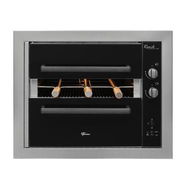 Imagem de Churrasqueira a Gás  Fischer 3 Espetos Ranch - Inox