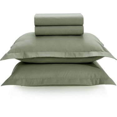 Imagem de Jogo de Cama Karsten Tom 200 Fios 4 Peças Queen Bege