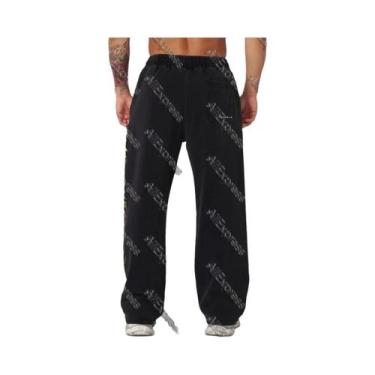 Imagem de Calças Esportivas Masculinas Estilo Americano, Tendência, Para Academi