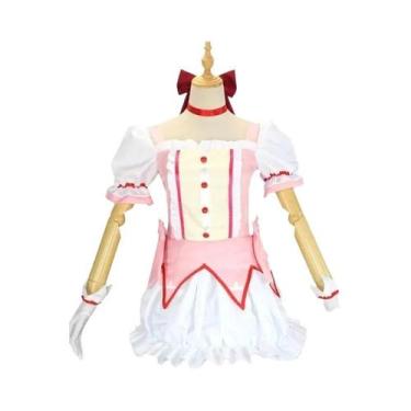 Imagem de Fantasia Completa Homura Akemi Madoka Magica Puella Magi Cosplay - Uni