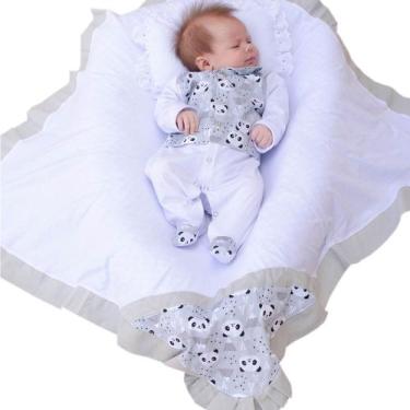 Imagem de Saída de Maternidade Roupa para Bebê Menino Mimo Safari e Panda, Panda