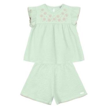 Imagem de Conjunto infantil menina com estampa floral Mundi-Feminino