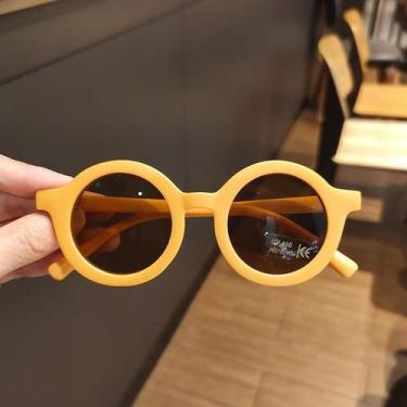 Imagem de Óculos De Sol Redondos Modernos Para BebEs , Proteção UV400 , Conforto