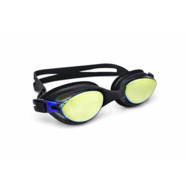 Imagem de óculos natação mar e piscina racer fun dive, silicone macio, Preto