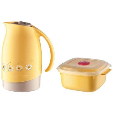 Imagem de Bule de Chá e Café Térmico Amarelo com Pote 480ml - Sanremo Cuidar, 48