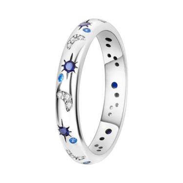 Imagem de Anel Empilhável De Prata 925 Com Flor E Vaga-lume Para Mulheres, Joia 