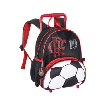 Imagem de Mochila de Rodinhas Flamengo Creche Infantil Passeio - Clio Style, Pre