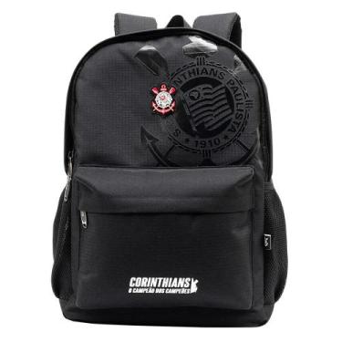 Imagem de Mochila Esportiva Escolar Corinthians Poderoso Timão Oficial - Xeryus,