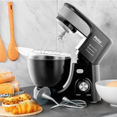 Imagem de Batedeira Planetária Php500p Turbo 700w Preta Philco, 220V