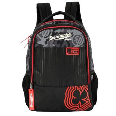 Imagem de Mochila Costas Escolar Youtuber Enaldinho MS49451 - Enaldinhotm, Preto
