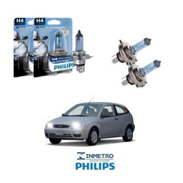 Imagem de Lâmpadas Farol Ford Focus Philips H4 BlueVision