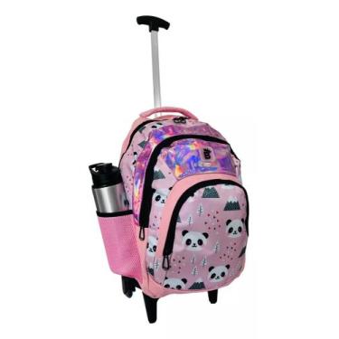 Imagem de Mochila Rodinha Adulto Collors Facul Viagens Trabalho Escola, Rosa