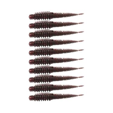 Imagem de Kit De Iscas Artificiais Macias 10 Peças 65cm 75cm 85cm TPE Worm Jig H